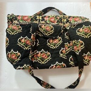 VSPORT SACK (VERA BRADLEY) LADIES HANDBAG MEASUREMENTS 15X10X5